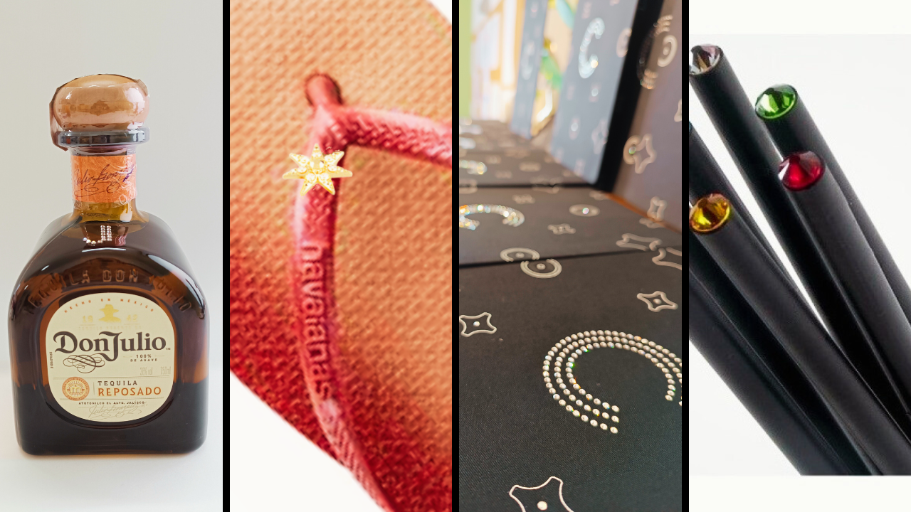 Produtos com aplicação de cristais Swarovski - Specchio Cristais